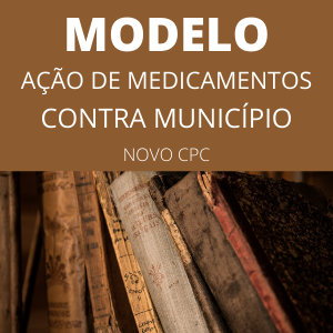 Modelo de ação de medicamentos contra município