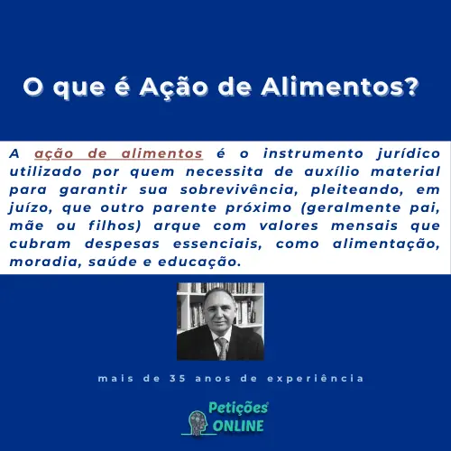 Petições Online® - Ação de Alimentos, O que é?
