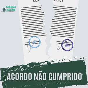 ação de execução de acordo não cumprido