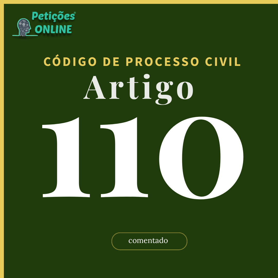 CPC Art 110 Comentado