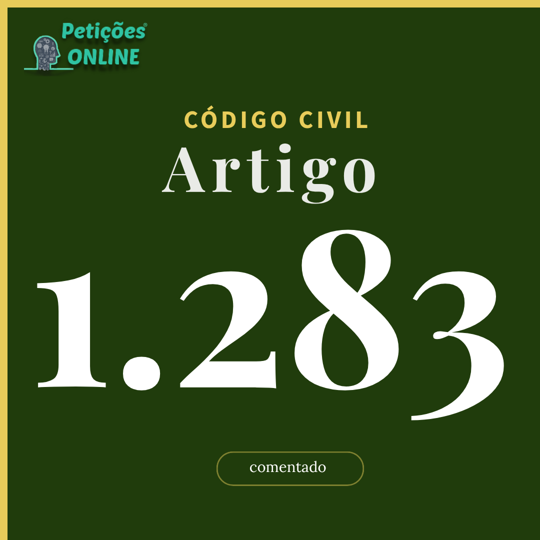 CC Art 1283 Comentado
