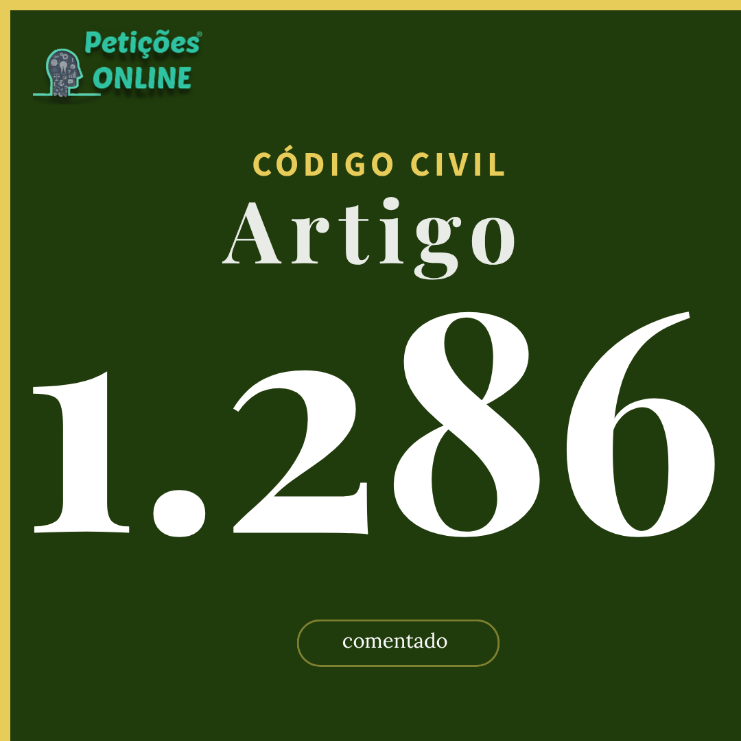CC Art 1286 Comentado