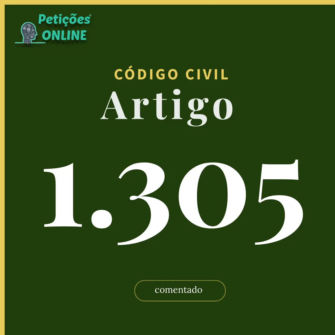 Art 305 do CC