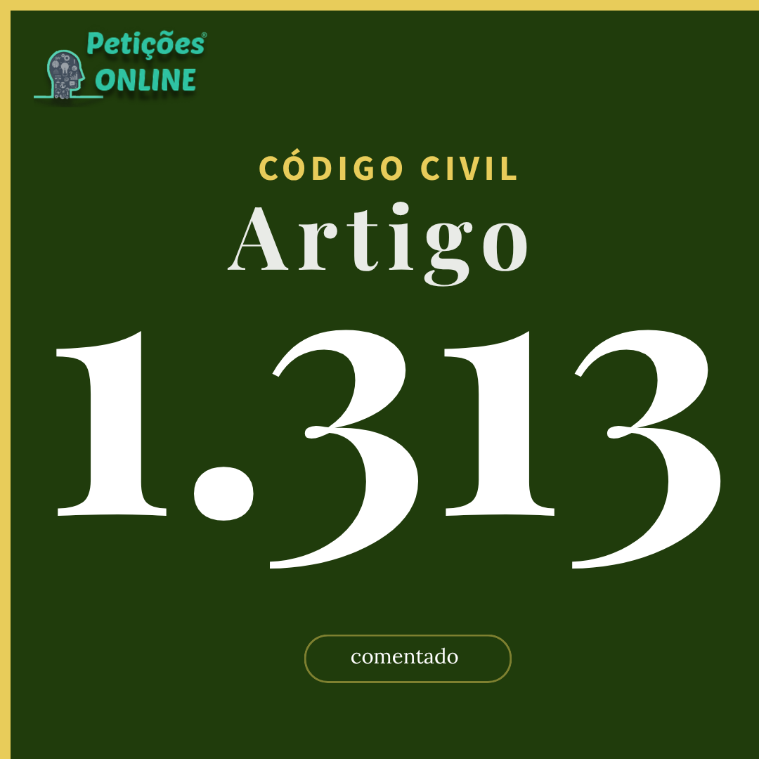 CC Art 1313 Comentado