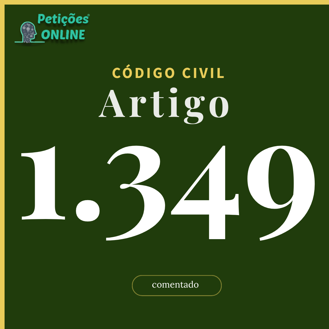 CC Art 1349 Comentado