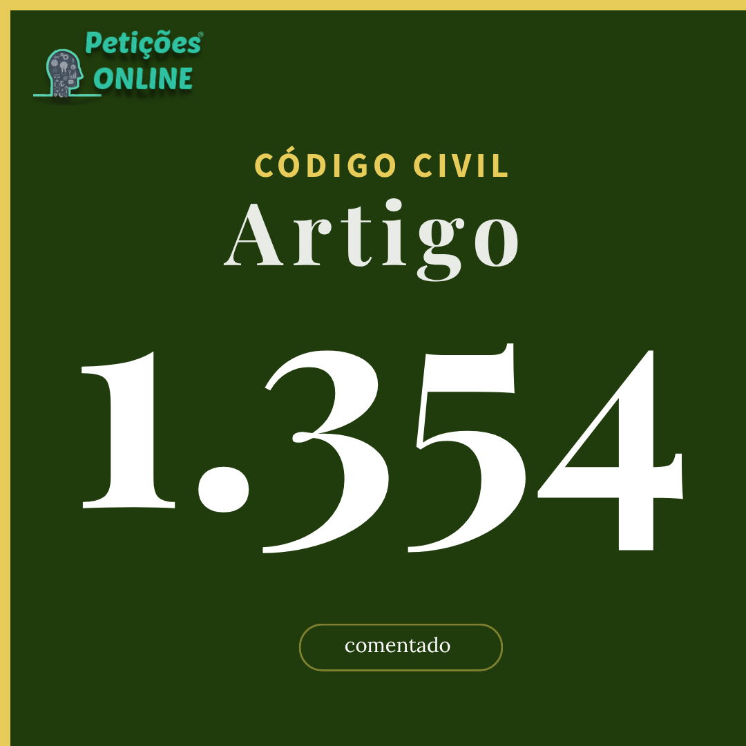 CC Art 1354 Comentado