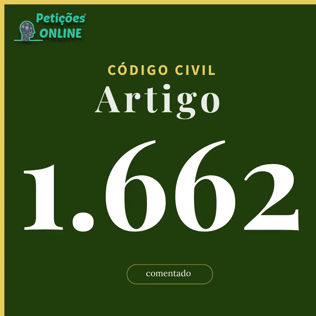 CC Art 1662 Comentado