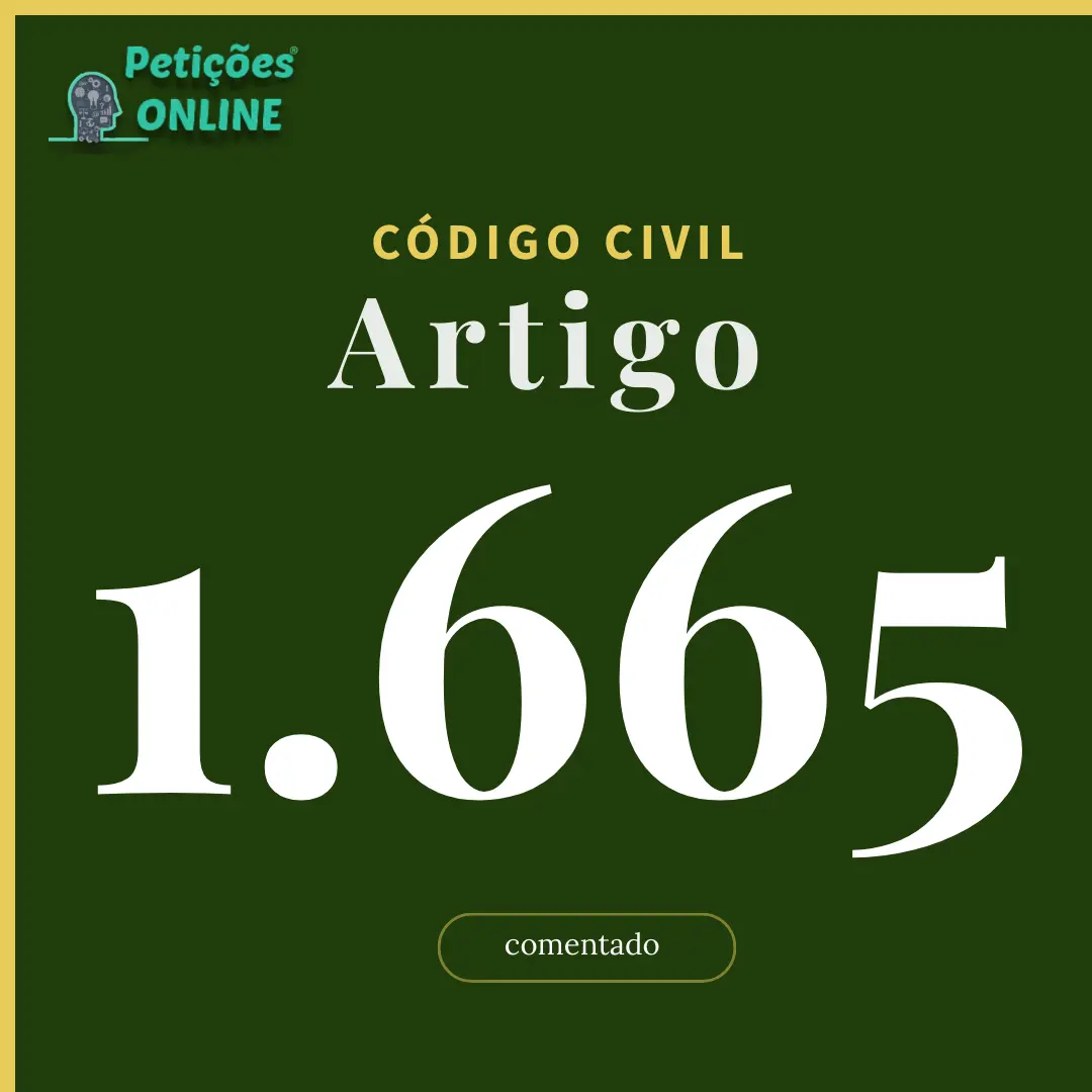 CC Art 1665 Comentado