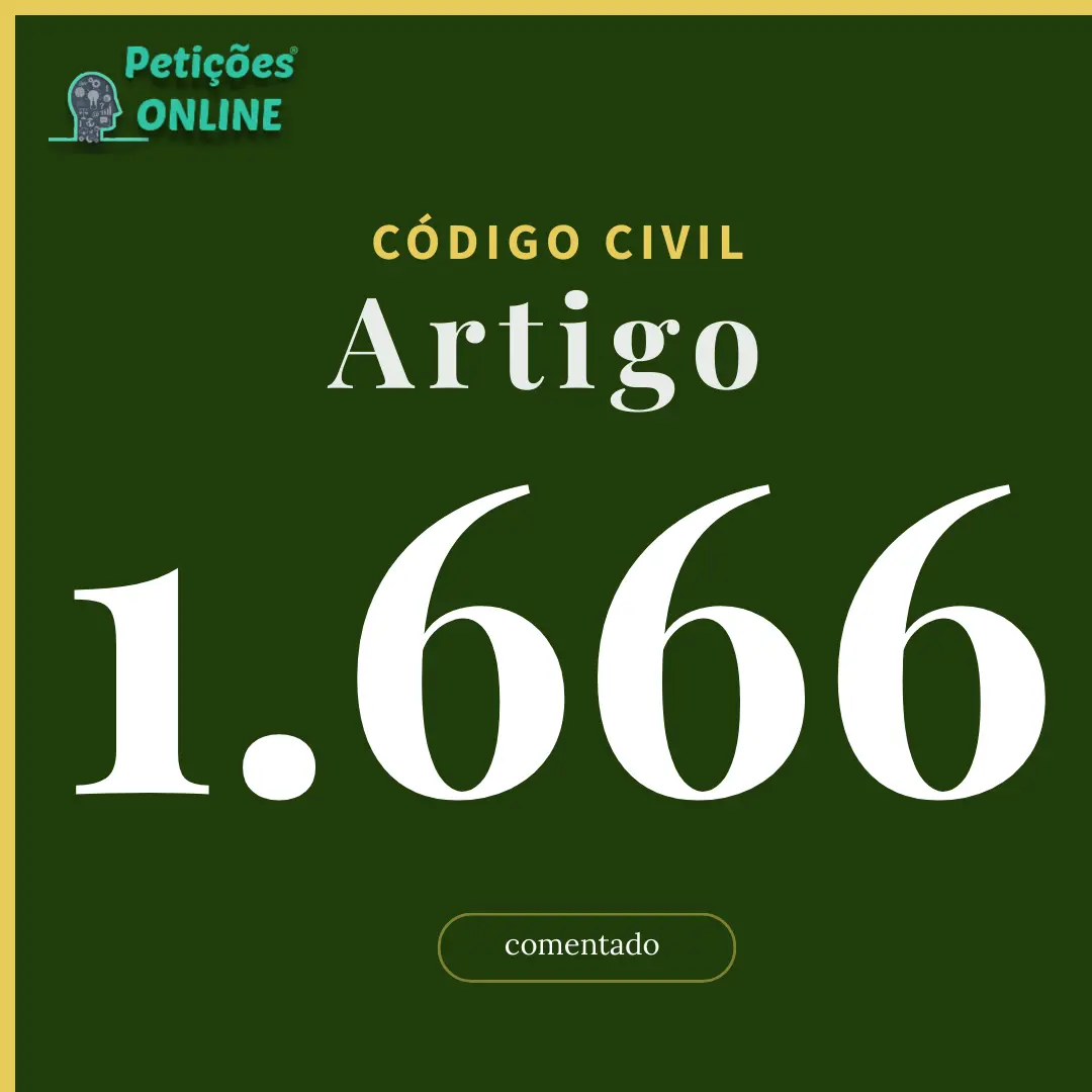CC Art 1666 Comentado