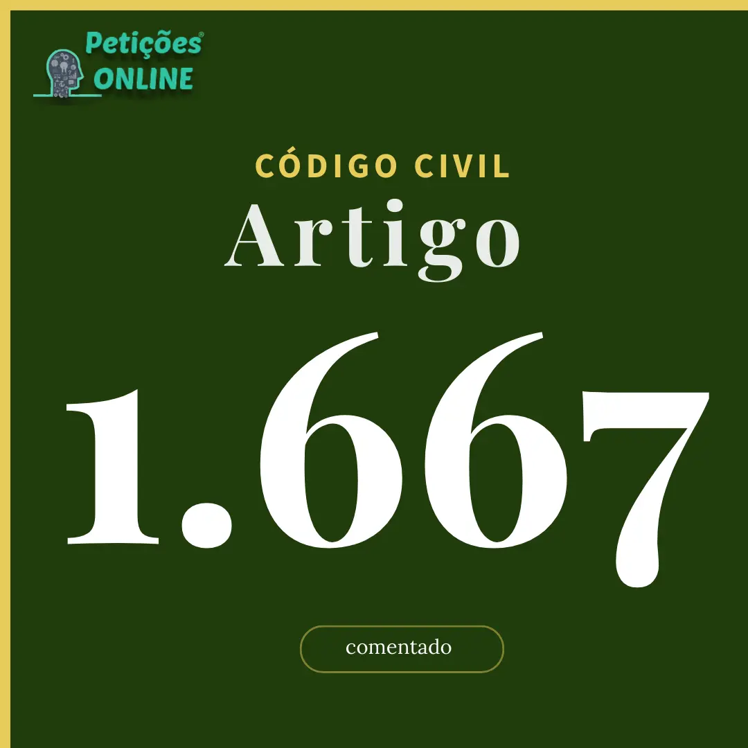 CC Art 1667 Comentado