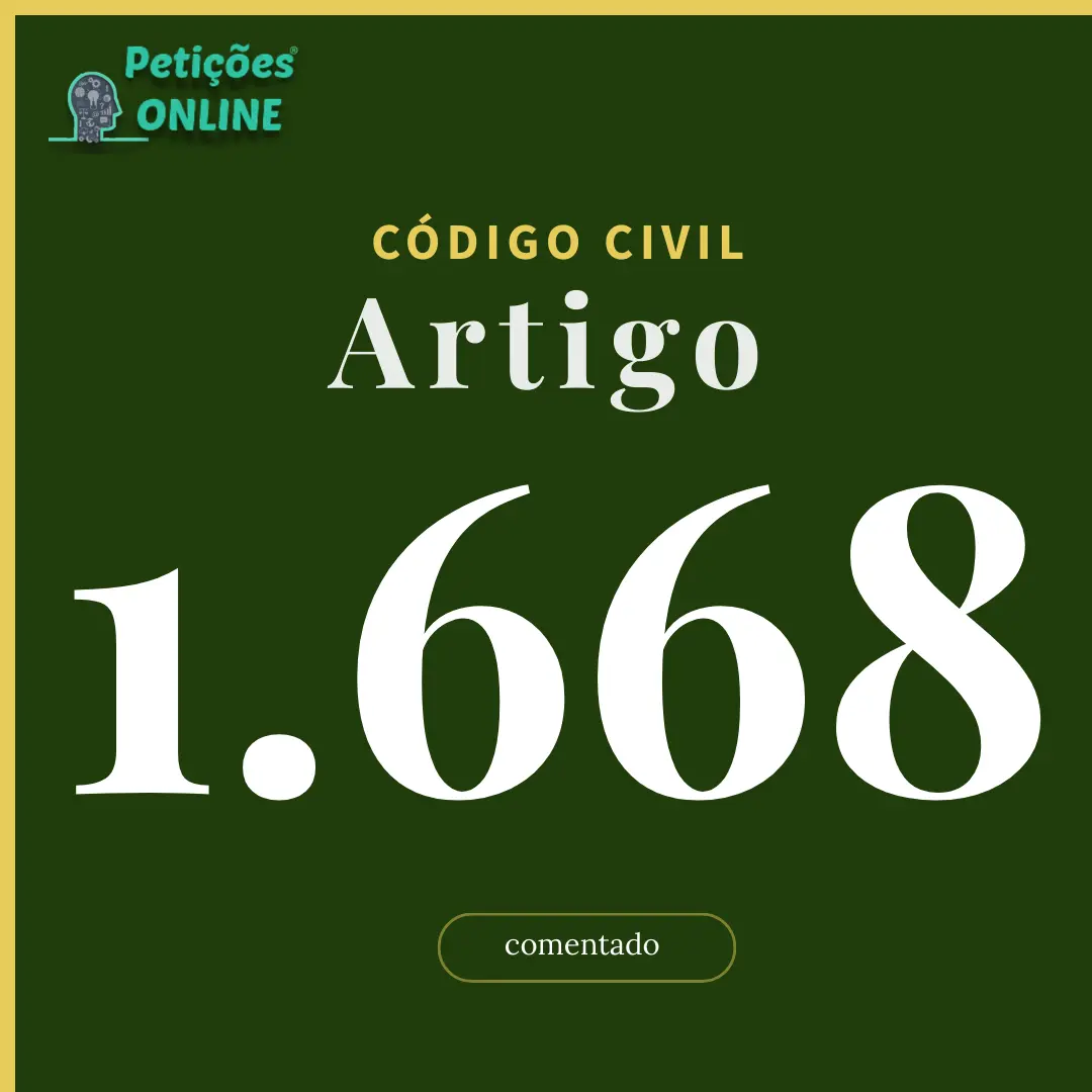 CC art 1668 Comentado