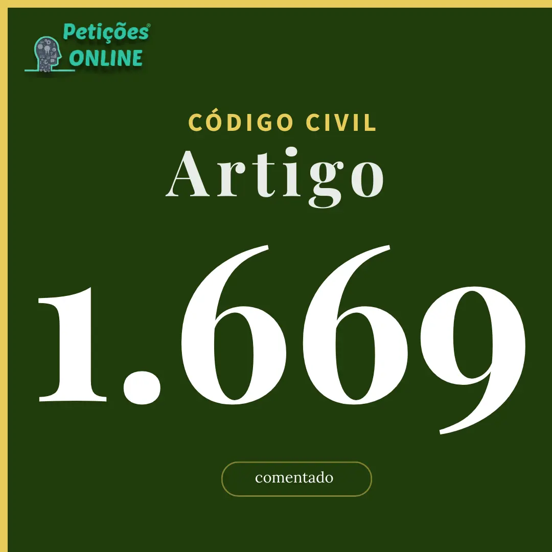 CC Art 1669 Comentado