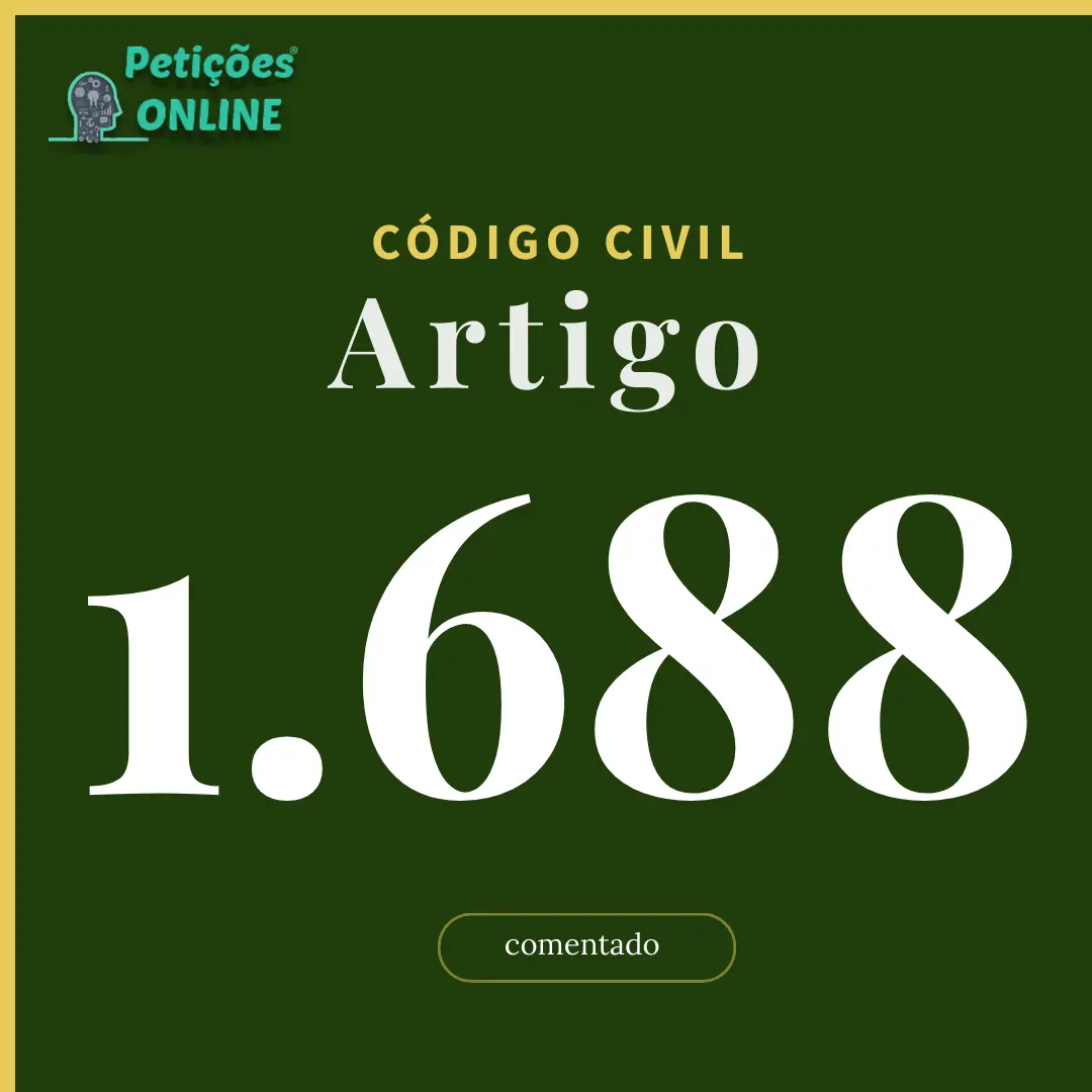 CC Art 1688 Comentado