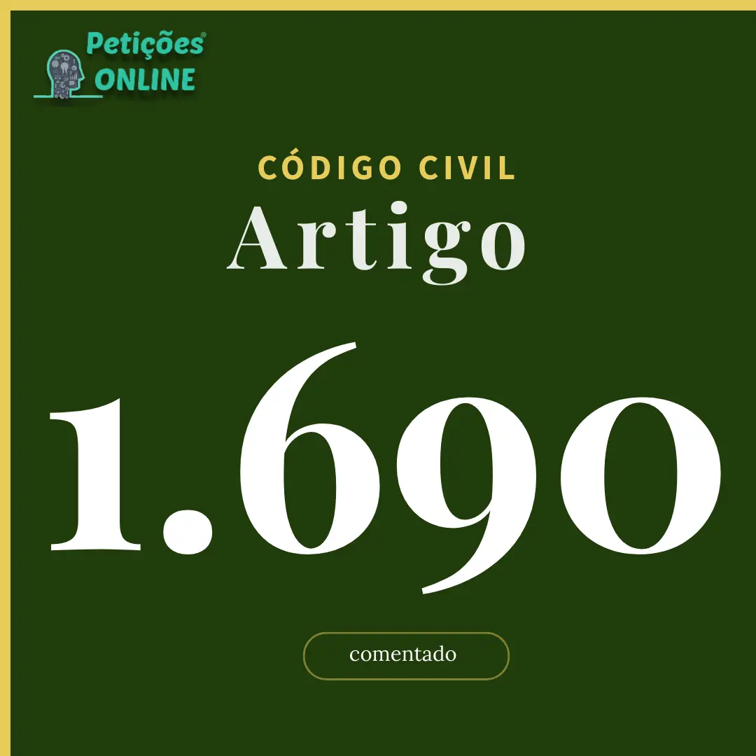 CC Art 1690 Comentado