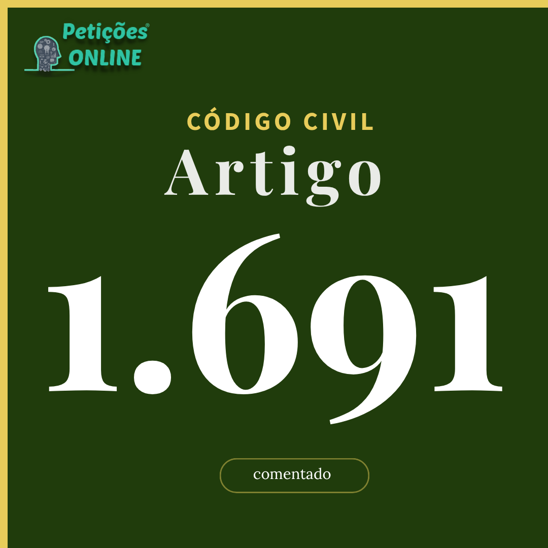 Código Civil Art 1691 Comentado