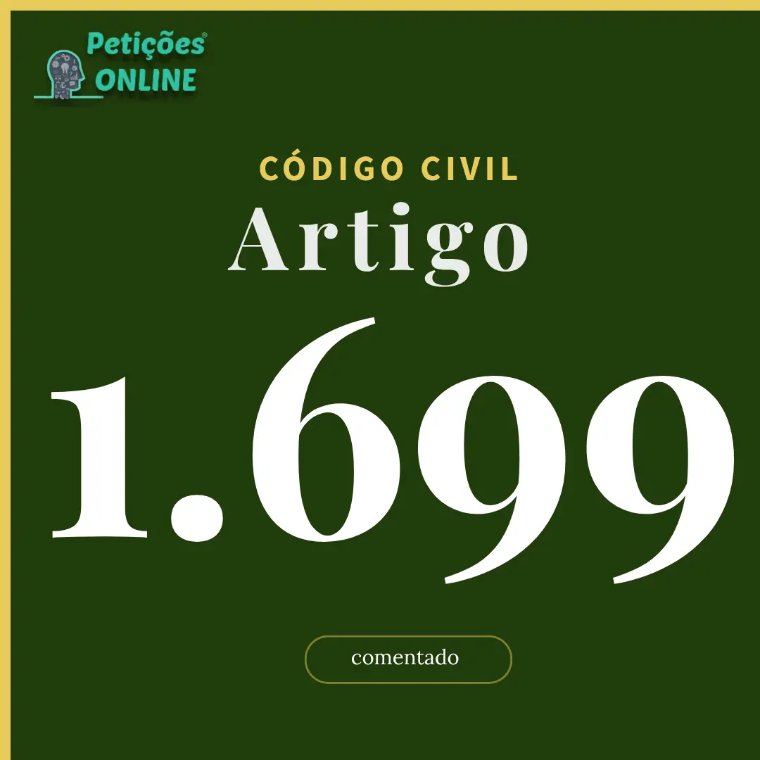 CC Art 1699 Comentado