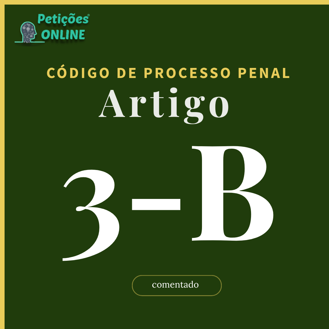 Art 3-B do CPP