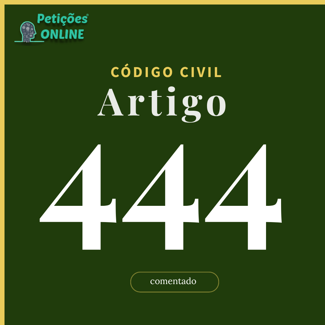 Código Civil Art 444 Comentado