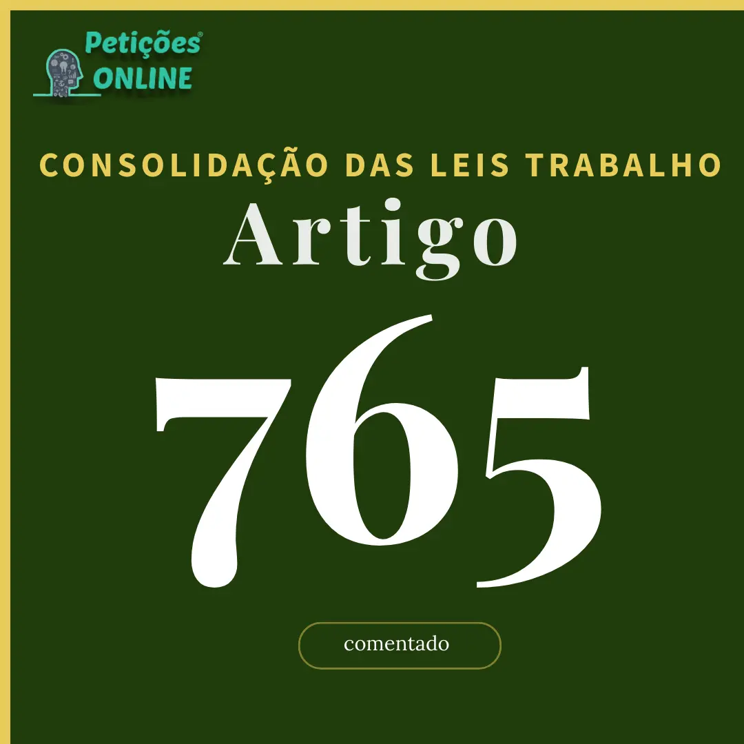 Art 765 CLT