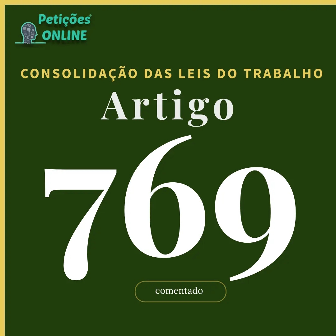 CLT Art 769