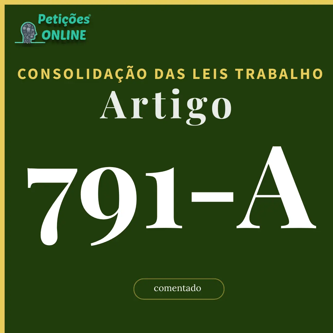 CLT Art 791-A