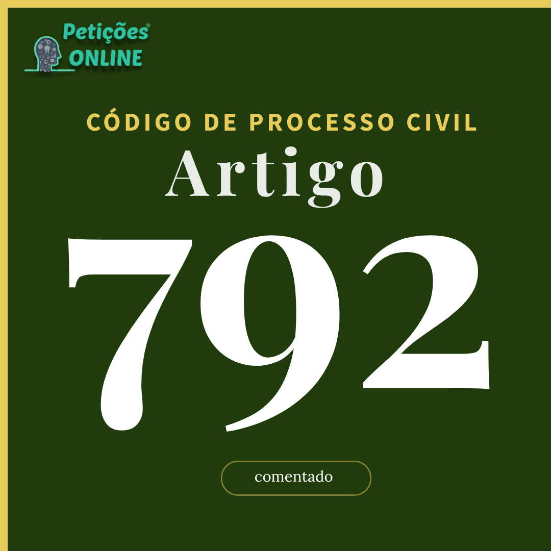 CPC Art 792 Comentado