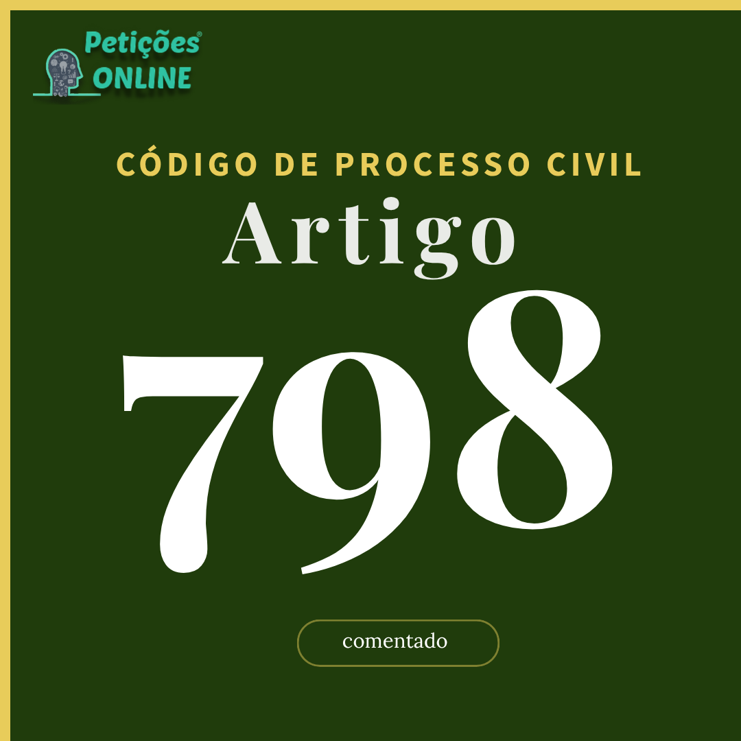 CPC Art 798 Comentado