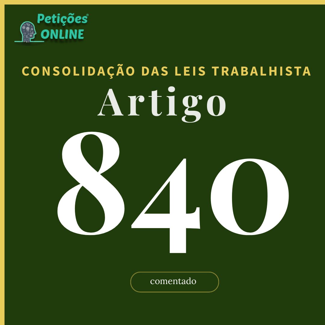 CLT Art 840