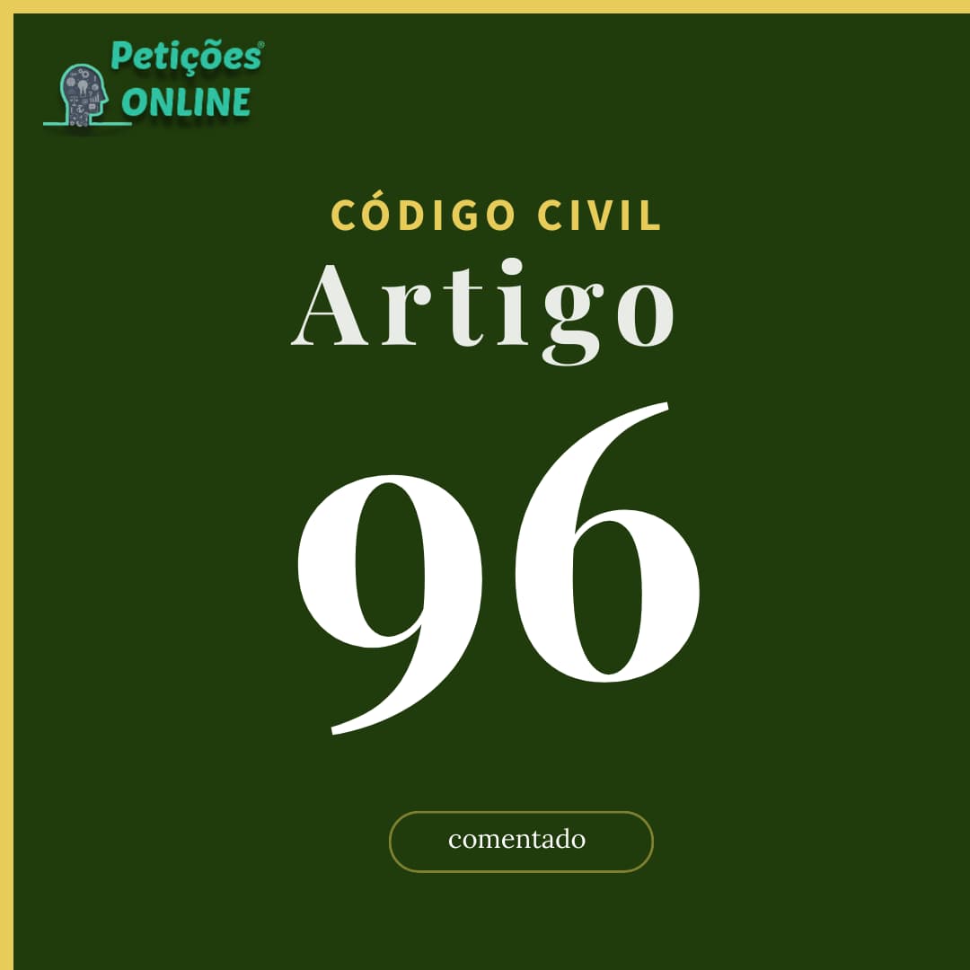CC Art 96 Comentado