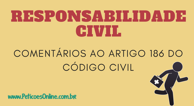 art. 186 CC Responsabilidade Civil Pressupostos Comentários 