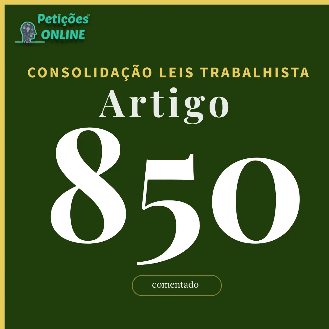 CLT Art 850