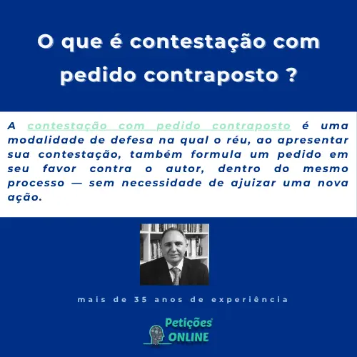 Contestação com pedido contraposto
