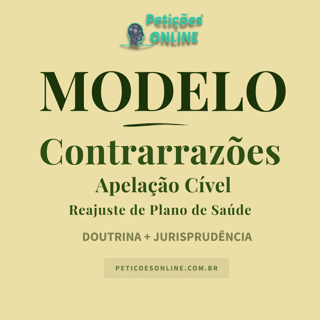 Modelo de Contrarrazões de Apelação em Ação Revisional de Plano de Saúde — Reajuste por Faixa Etária