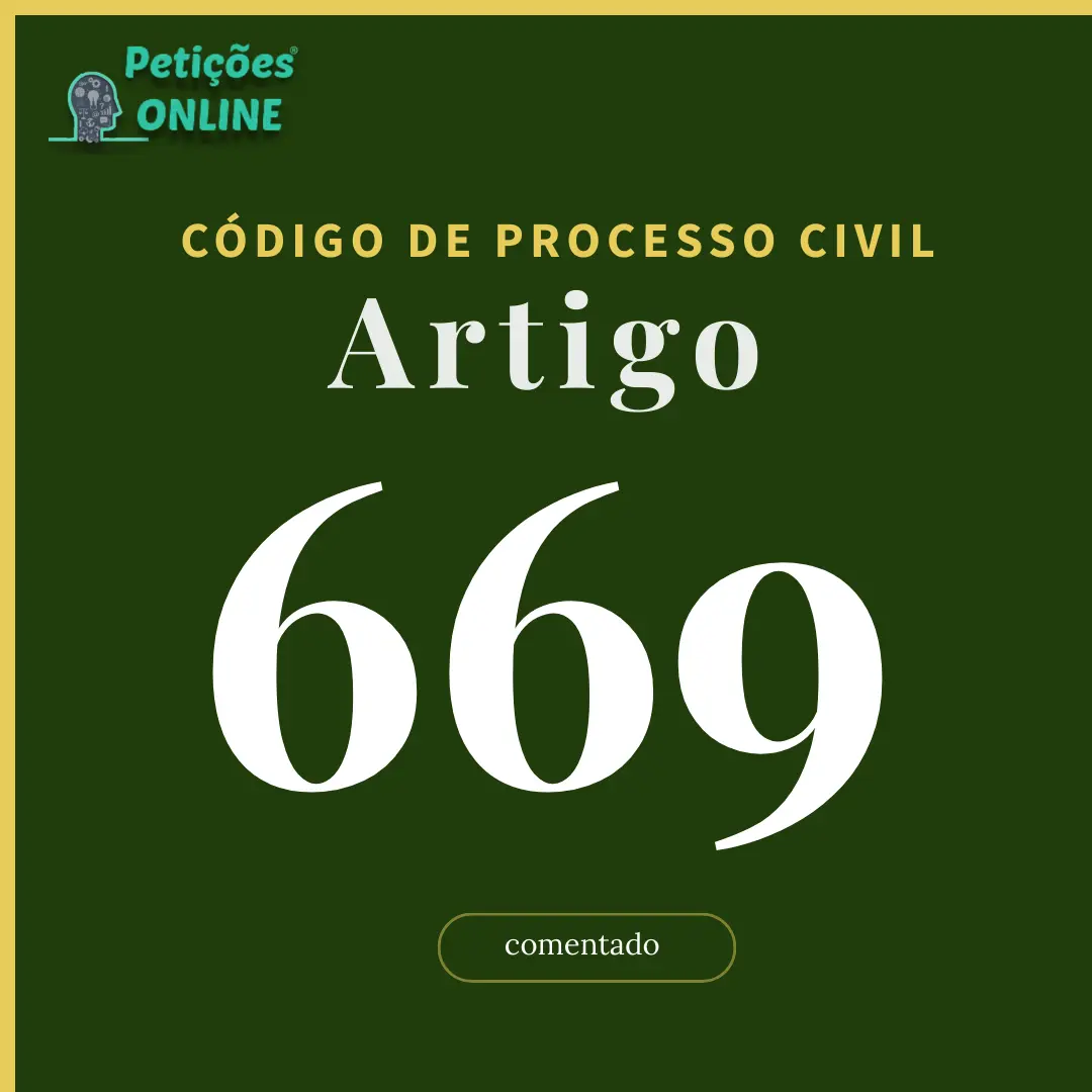 CPC Art 669