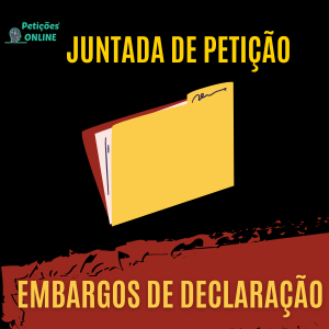 Juntada de petição de embargos de declaração