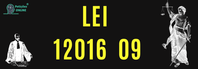 Lei 12016/09