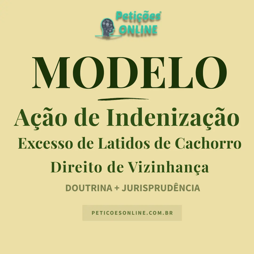 Modelo de A&ccedil;&atilde;o Cominat&oacute;ria &mdash; Perturba&ccedil;&atilde;o do Sossego &mdash; Latido de Cachorro
