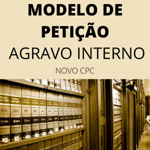 Modelo de agravo interno em agravo de instrumento petição novo cpc