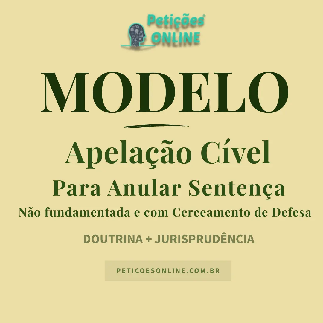 Modelo de Apelação Busca Apreensão Anular Sentença