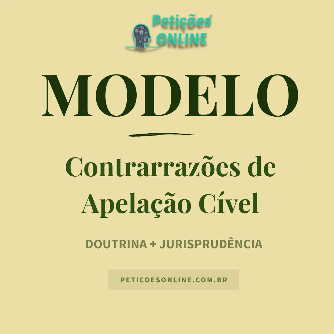Modelo de Contrarrazões de Apelação União Estável