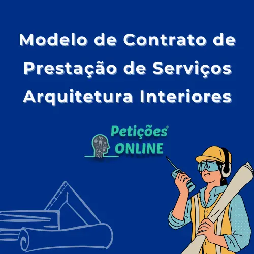 Contrato de Prestação de Serviços Arquitetura Interiores
