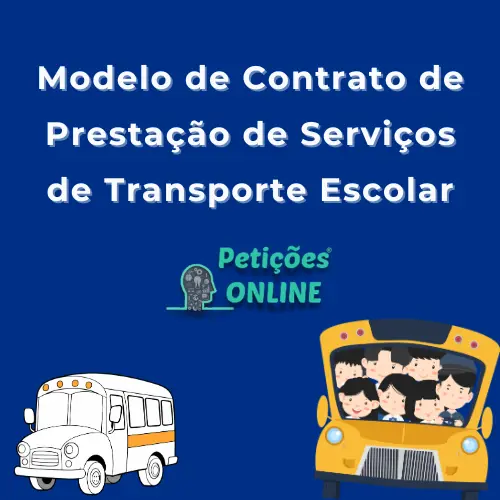 Modelo de Contrato de Prestação Serviços Transporte Escolar