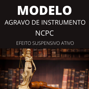 Modelo de agravo de instrumento Ncpc