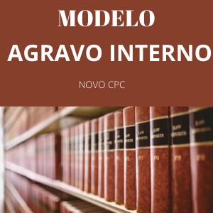 Modelo de agravo interno