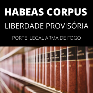 Modelo de petição de habeas corpus liberatório liberdade provisória porte arma de fogo