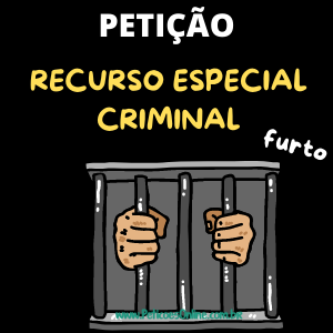 Modelo de Recurso Especial Criminal Divergência jurisprudencial Princípio da Insignificância