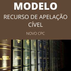 Modelo de recurso de apelação cível novo cpc