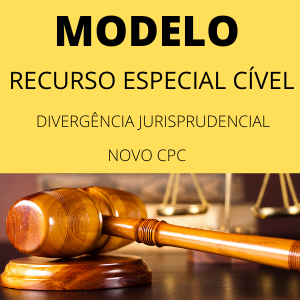 Modelo de recurso especial cível novo CPC divergência jurisprudencial