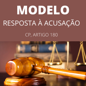 Modelo de resposta do acusado - Crime de receptação