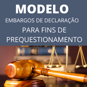 Modelo de embargos de declaração para fins de prequestionamento novo cpc